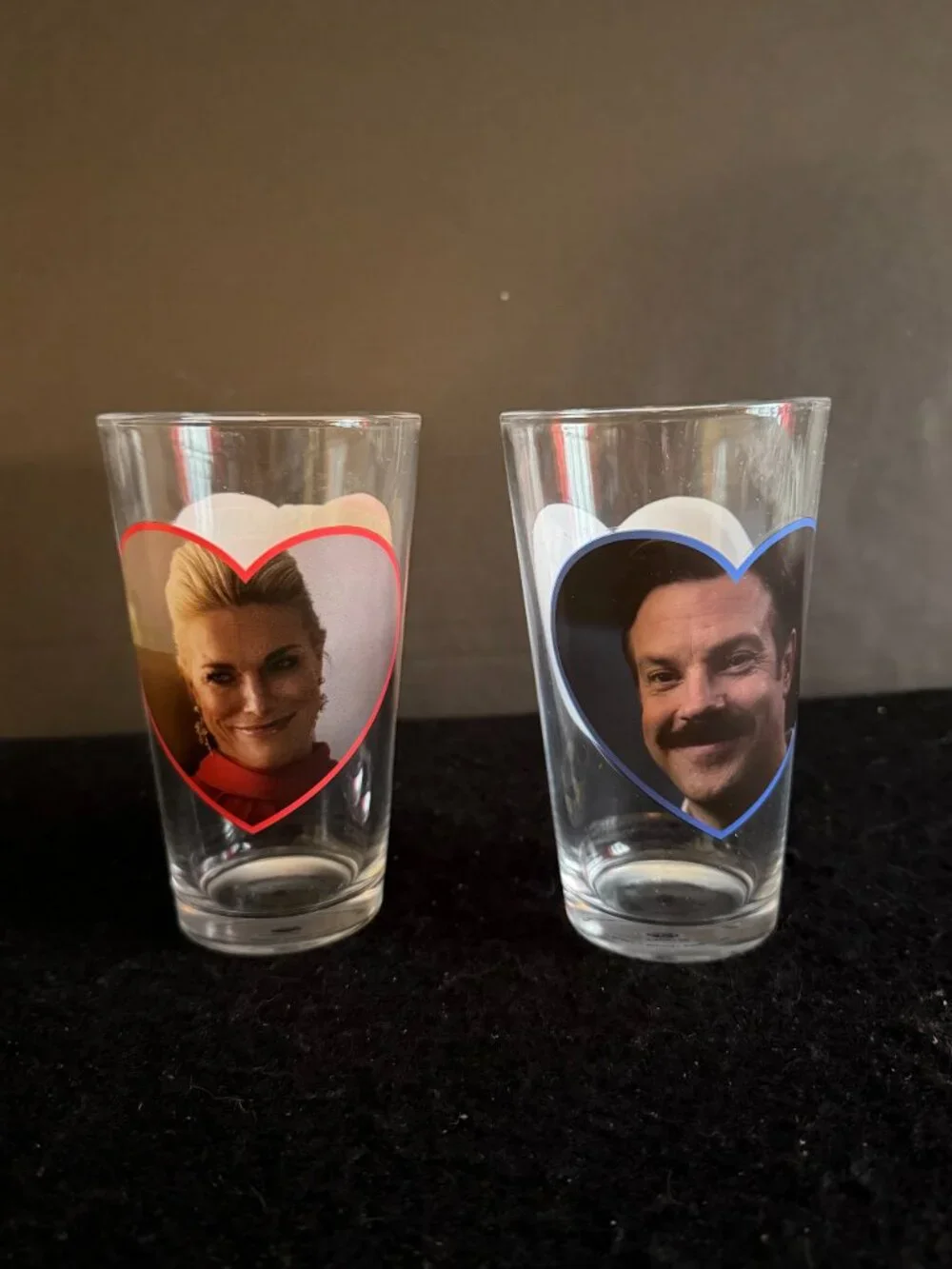 NIB ‘Ted Lasso’Valentine Glassware